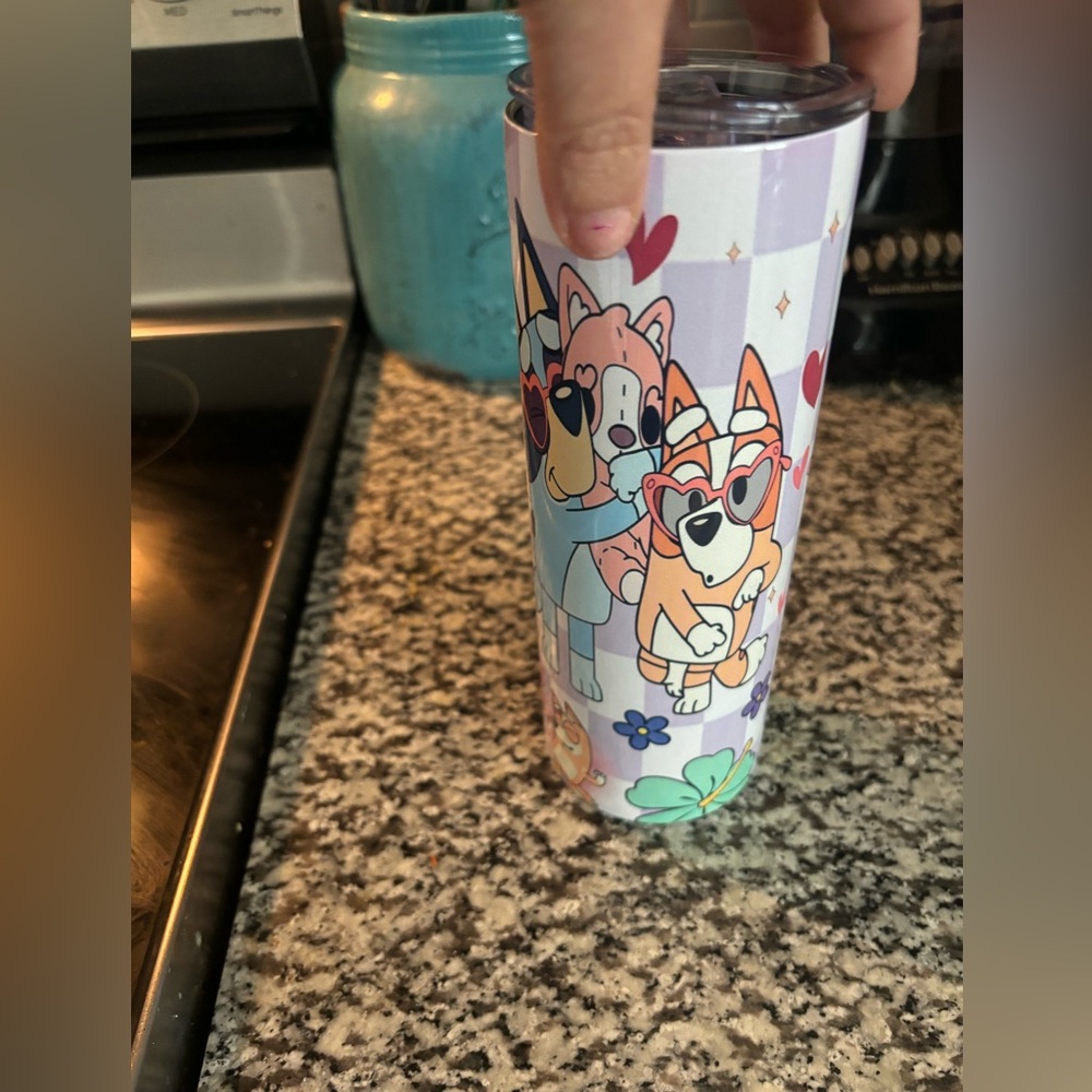 custom bluey tumblr 20oz